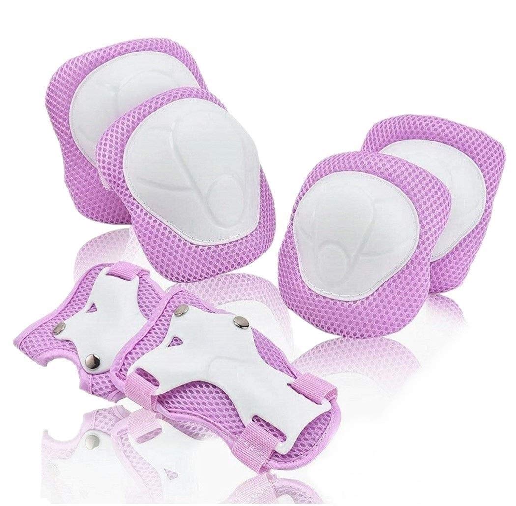 COOLGO Kinder Protektorenset, Kinder Schoner-Set Knieschoner, Ellenbogenschoner und Handgelenkschone