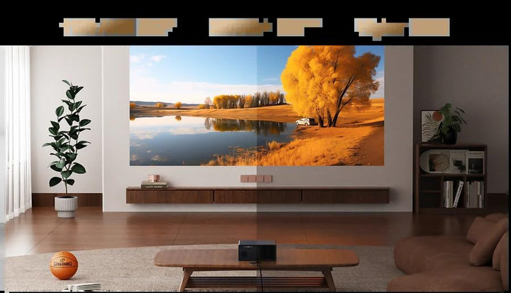 Proyector Portátil Wanbo X5 Pro, 1100 Lumen, Full-HD, HDMI, WiFi, Azul Oscuro