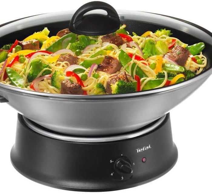 Tefal WK302013 Wok Fondue, kompakt WOK + FONDUE, WOK + FONDUE