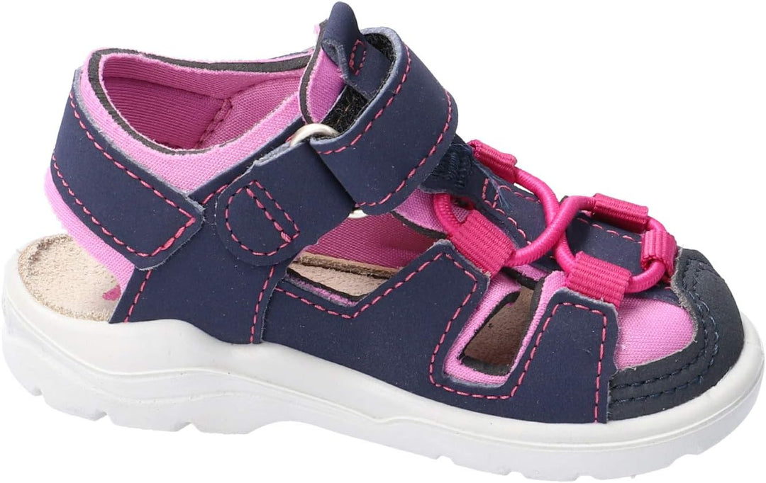 RICOSTA Kinder Sandalen Gery von Pepino, Weite: Mittel (WMS),waschbar, 21 EU Blau Nautic Rosada