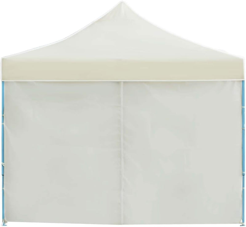 Festnight Faltzelt 3 x 9 m Creme mit 8 Seitenw?nden, Faltpavillon Pavillon faltbar Pop-Up, UV- und W