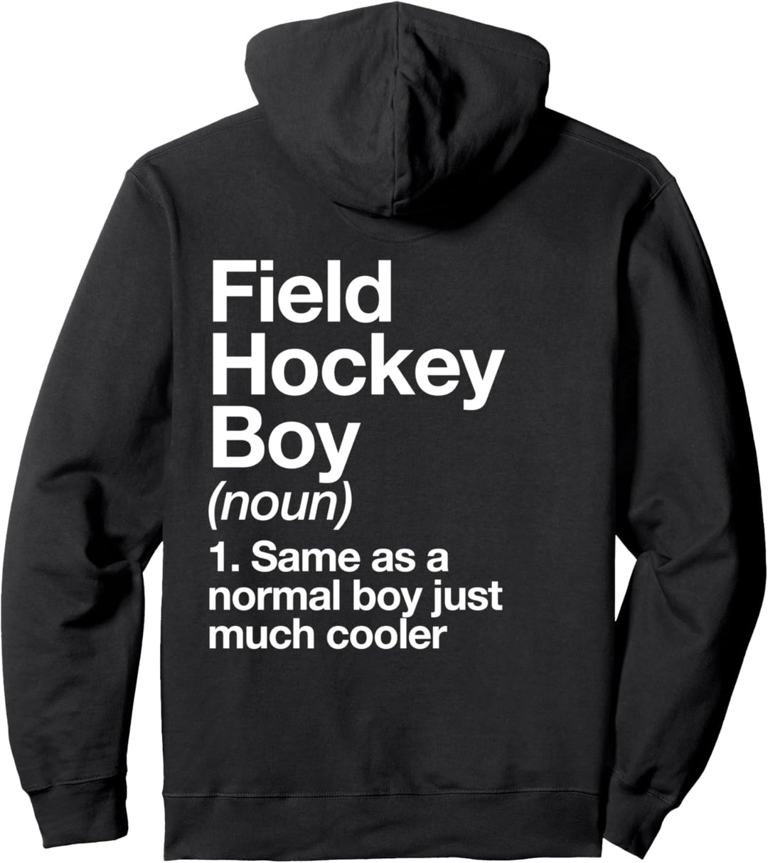 Feldhockey Junge Definition Lustige Sport Pullover Hoodie