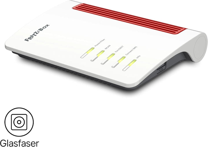 AVM FRITZ!Box 5530 Fiber (Glasfasermodem mit 2x2 Wi-Fi 6 (WLAN AX), bis zu 3 GBit/s, 2.5-Gigabit-LAN