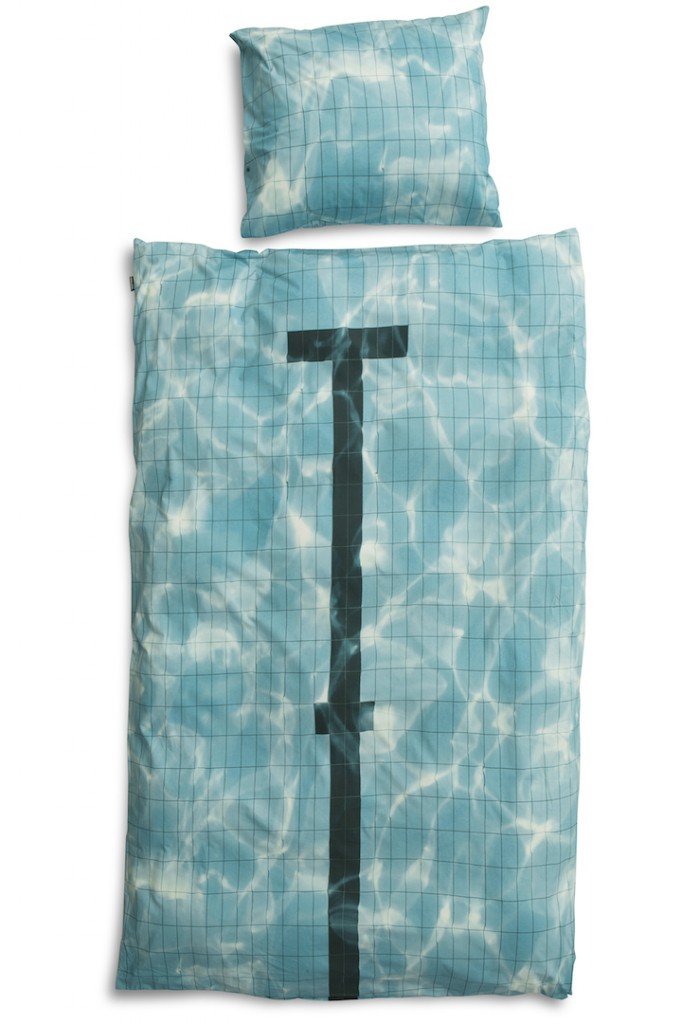 Snurk® - Kinder Bettwäsche Set, Pool Bettwäsche, 135 x 200 cm, inkl. 1 Kissenbezug 80 x 80 cm, aus 1