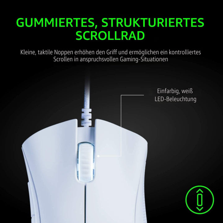 Razer DeathAdder Essential Gaming-Maus, optischer Sensor, 6400 DPI, 5 programmierbare Tasten, mechan