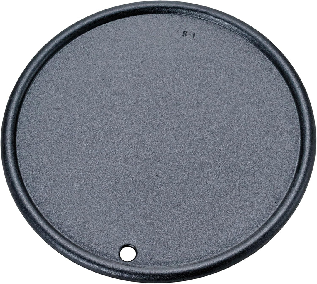 The BBQ Shop Gusseisenplatte rund Ø 30,5 cm, Wendeplatte passend für das TBS-System