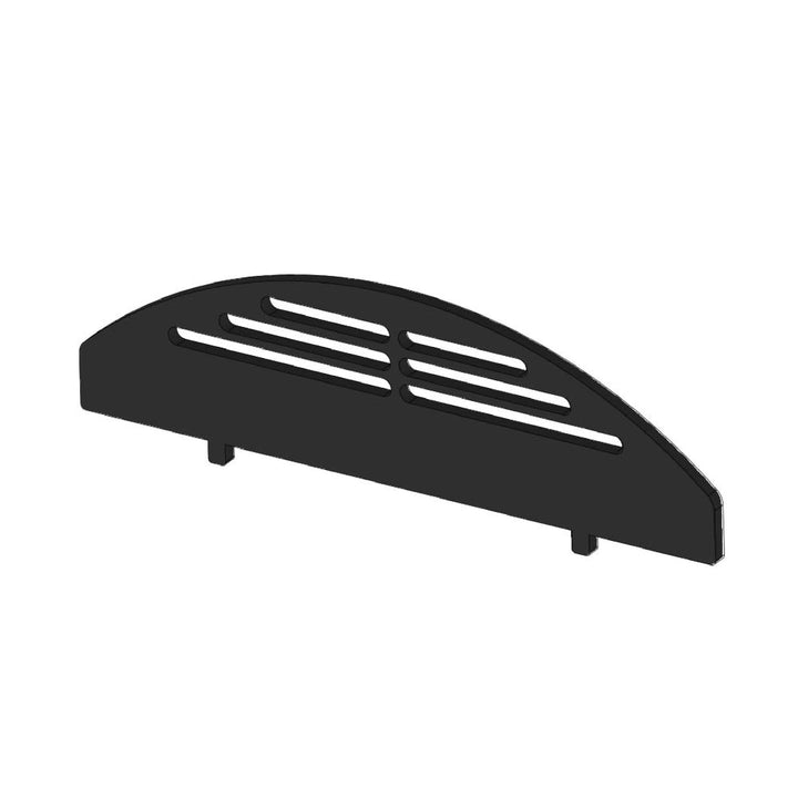 Kaminrost/Stehrost 370 x 100 x 8 mm passend für Haas+Sohn ** Kaminöfen inkl. Modellübersicht - Asche