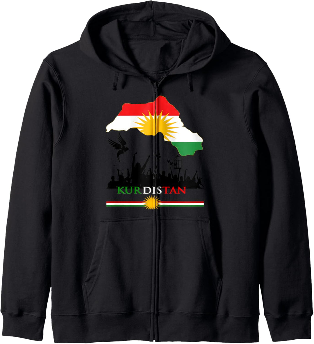 Kurditsan Tshirt , YPG Tshirt , YPJ Tshirt Kapuzenjacke
