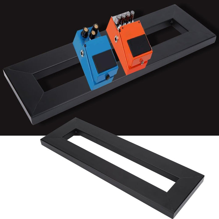 Effektpedalboard, Gitarren Effektpedal Board Legierung Metall Effekt Pedal Klettverschluss Configura