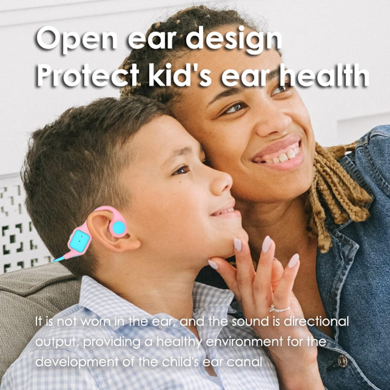 Knochenschall Kopfhörer Kinder kabellos Bluetooth für Schule Open-Ear Sportkopfhörer für Jungen Mädc