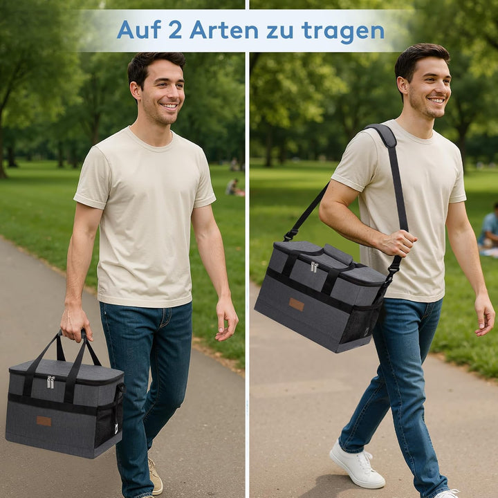 Lifewit 33L Kühltasche Gross faltbar Kühlkorb Kühlbox Isoliertasche Thermotasche Picknicktasche für