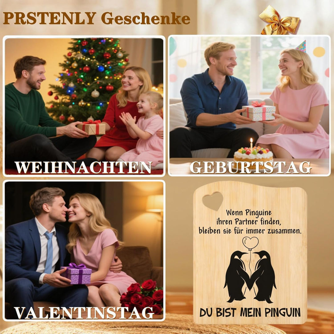 PRSTENLY Valentinstagsgeschenk für Ihn Sie, Hochzeitstagsgeschenke für Männer, Ich liebe dich, Gesch