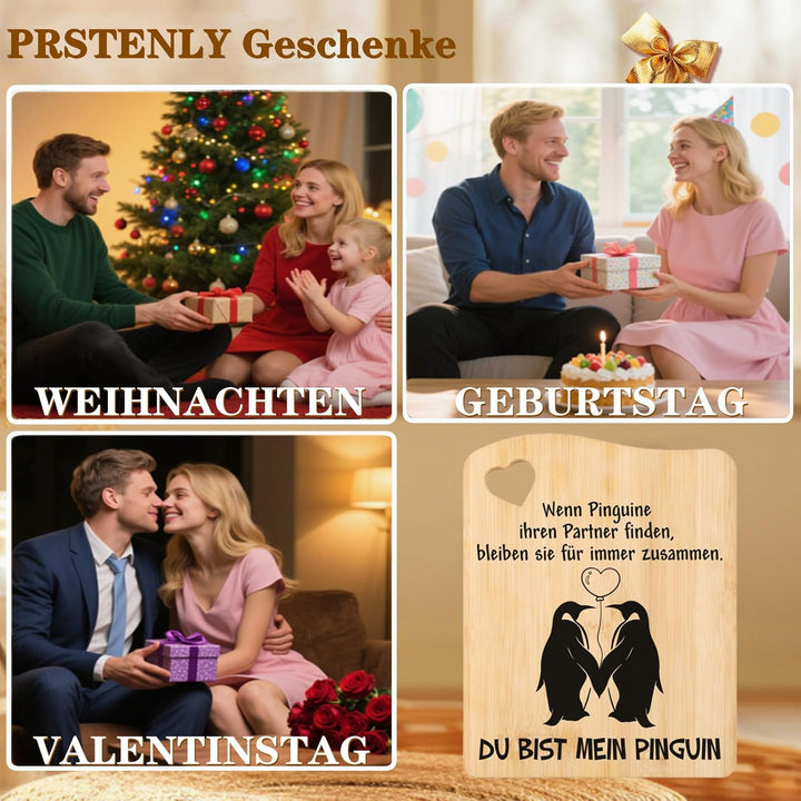 PRSTENLY Valentinstagsgeschenk für Ihn Sie, Hochzeitstagsgeschenke für Männer, Ich liebe dich, Gesch