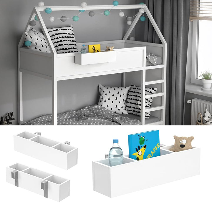 Hängeregal für Kinderbett Hochbett Einhängeregal Zubehör Regal Ablage (Regal), Regal
