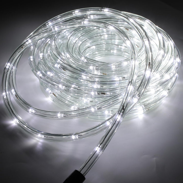 Gimisgu Lichterschlauch Aussen 20m Led Schlauch Kaltweiss 480 Led Lichtschlauch mit Timing Controlle