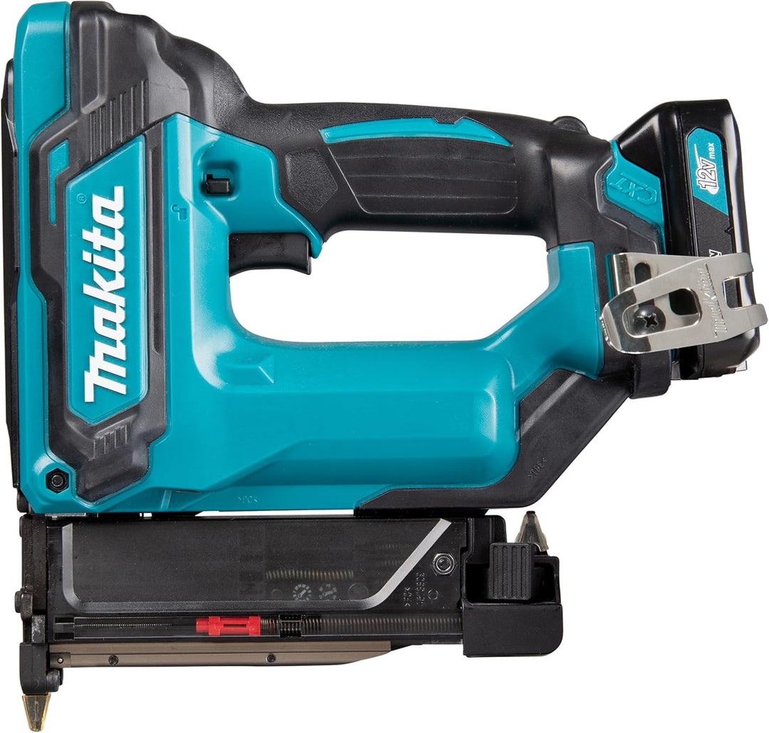 Makita PT354DSMJ Akku-Pintacker 10,8 V / 4,0 Ah, 2 Akkus + Ladegerät im MAKPAC mit 2 Akkus + Ladeger