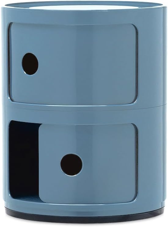 Kartell Componibili, Container 2-fächer, Hellblau 2-fächer Hellblau, 2-fächer Hellblau