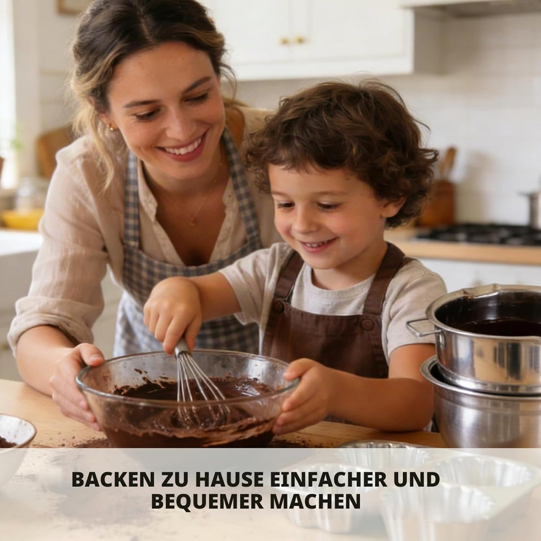 Schmelztopf - 1000ML Wasserbad Schmelzschale, Edelstahl Kerzen Giessen Schokofondue, Schokolade Schm