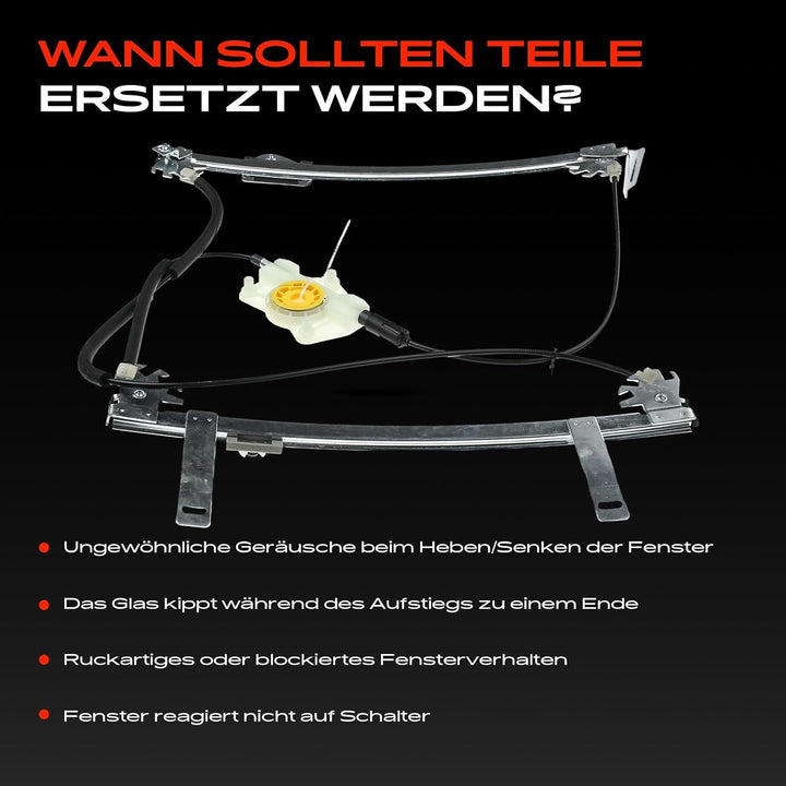 Frankberg Fensterheber Vorne Rechts Kompatibel mit 307 CC 3B Alle Motoren Cabriolet 2003-2014 9222V9