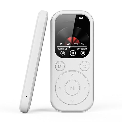 MP3 -Player mit Bluetooth 5.4, HiFi Tragbarer Musikplayer mit 3,5 -mm -Kopfhörer -Jack, 2.01in IPS -