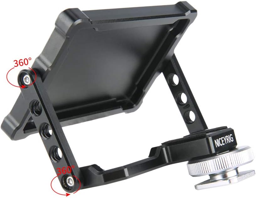 NICEYRIG Flip Screen Spiegelreflex Selfie Mirror für Kamera/Smartphone, Kamera-Flip-Bildschirm Faltb