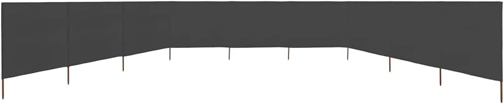 Myheimly Windschutzgewebe,Windschutz Sichtschutz Balkon,Sichtschutzzaun Anthrazit,1200 x 160 cm 1200