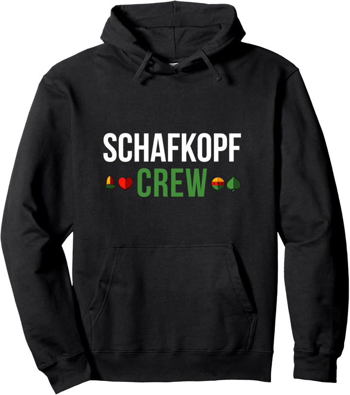 Lustiges Bayrisches Schafkopf Kartenspieler Schafkopfer Pullover Hoodie