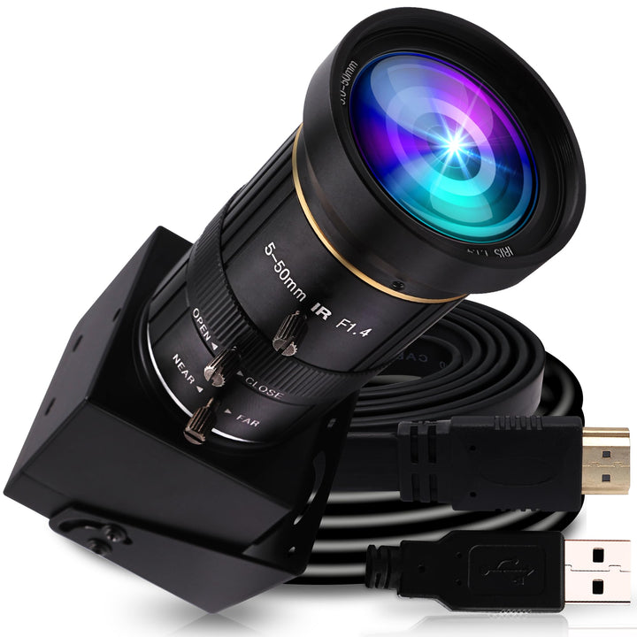 G 4K USB HDMI Kamera Mit Manuellem Zoom - Variabler Fokus PC-Webcam, Mini Lightburn-Kamera für Compu