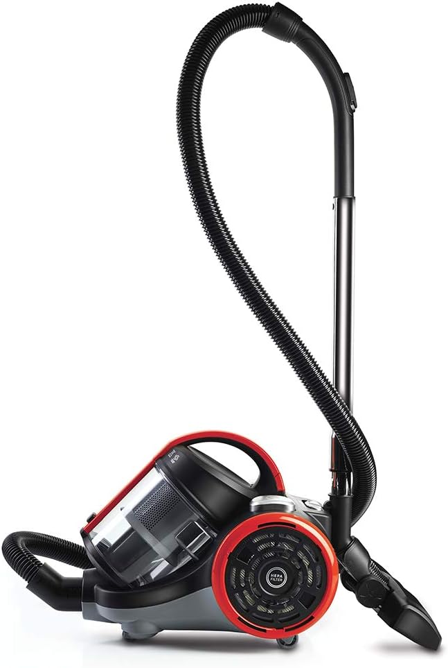 Polti PBEU0105 Bodenstaubsauger mit Zyklonfiltrierung, 2 liters, Schwarz_rot, Schwarz_rot