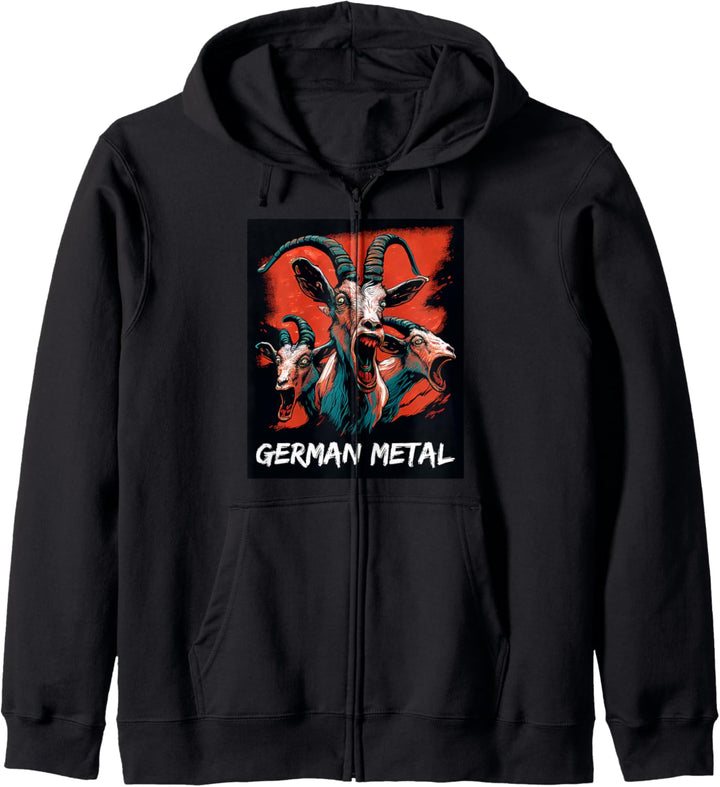 Heavy Metal German Metal Band Alternative Metall Konzert Kapuzenjacke