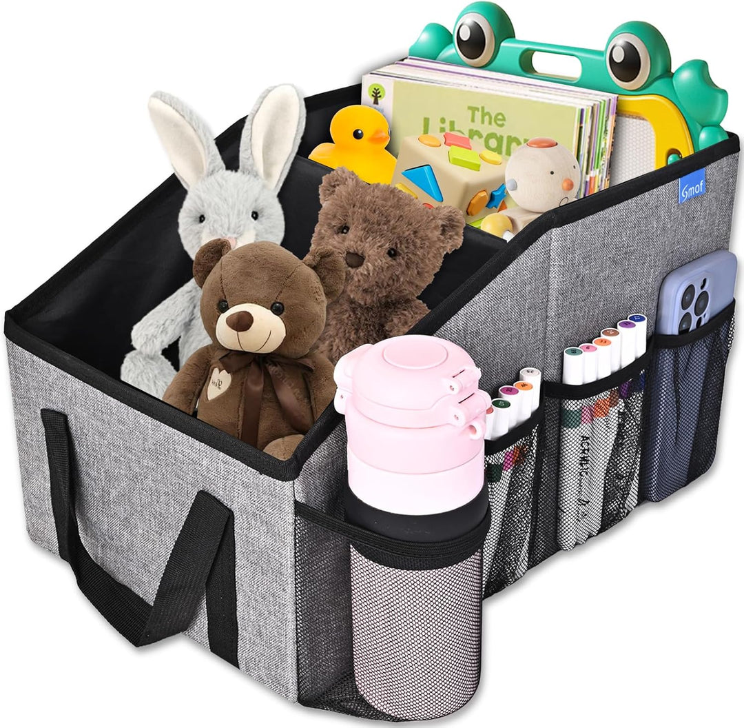 Auto Organizer für Vorne und Rücksitz, Beifahrersitz, Auto Organizer Kinder mit Mehrere Taschen Getr