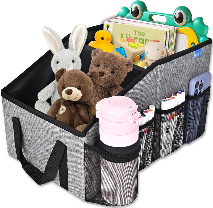 Auto Organizer für Vorne und Rücksitz, Beifahrersitz, Auto Organizer Kinder mit Mehrere Taschen Getr
