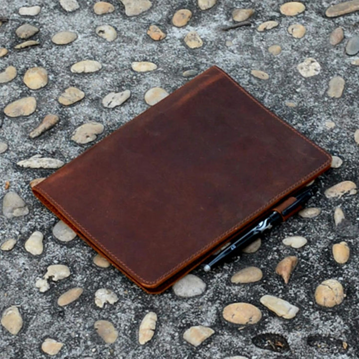 JJNUSA Notebook-Hülle, kompatibel mit Rocketbook, Smart Business, Distressed Echtleder Notebook-Hüll