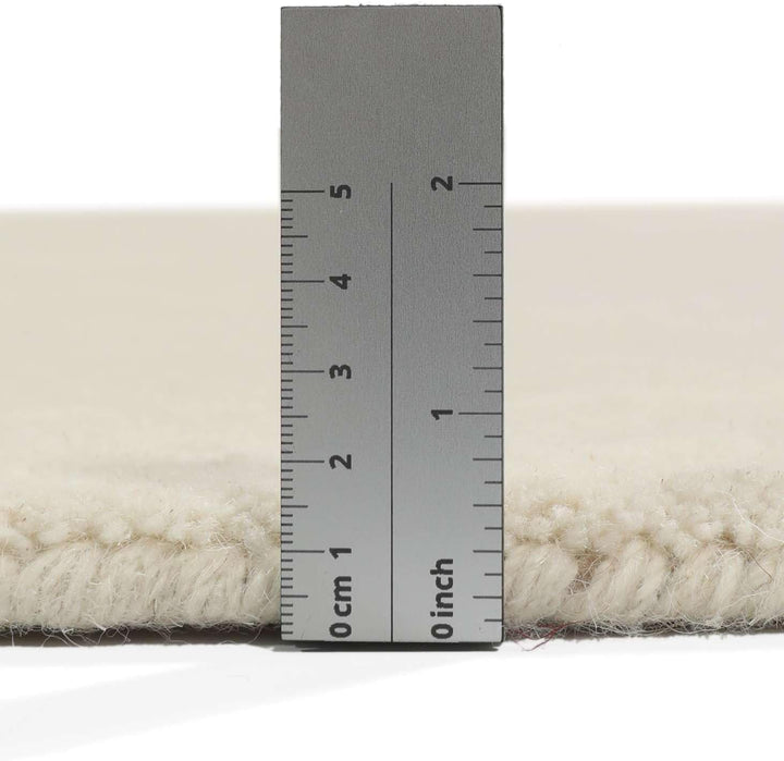 RugVista, Handloom, Teppich, Mittelflor, ∅ 100 cm, Rund, Wolle, Flur, Schlafzimmer, Küche, Wohnzimme