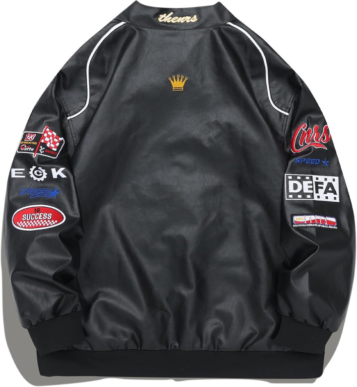 Herren-Baseballjacke, Bomberjacke, Baumwolle, Pelzjacken, Streetwear mit Tasche 19 - Schwarz S, 19 -