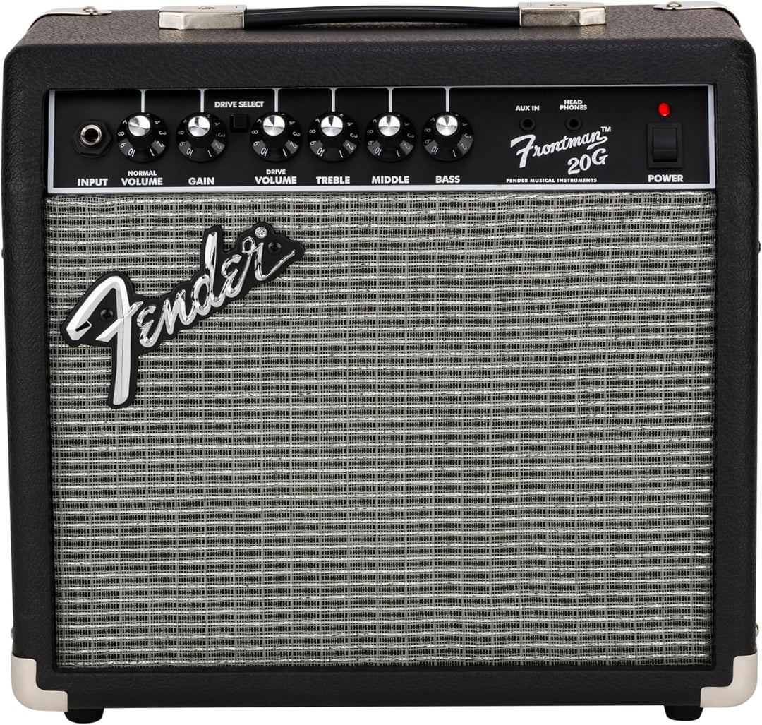 Fender Frontman 20G Combo Verstärker für Gitarre, Ideal für elektrische Gitarren, Single