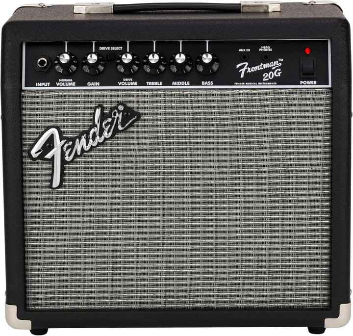 Fender Frontman 20G Combo Verstärker für Gitarre, Ideal für elektrische Gitarren, Single