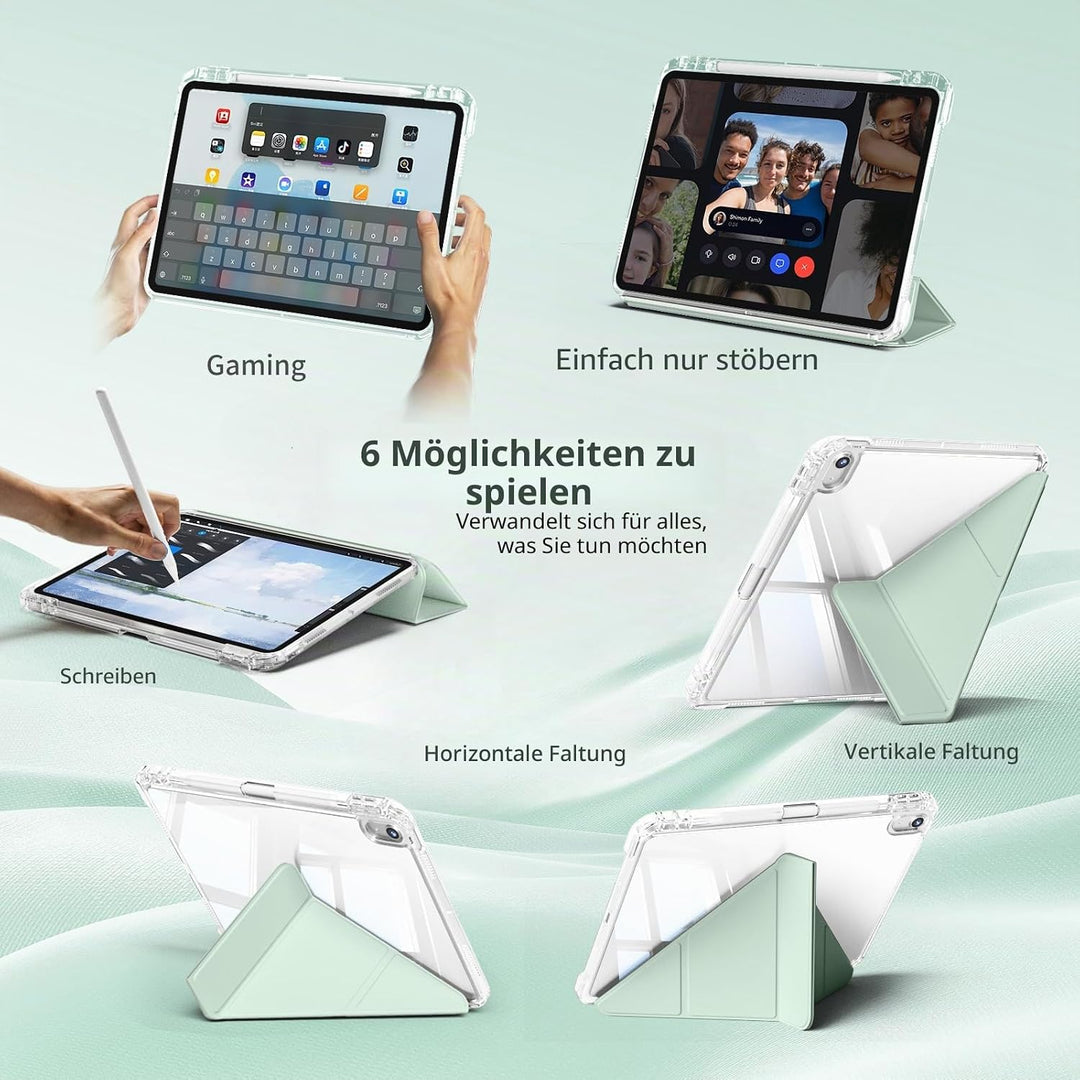 Hülle für iPad 11. Generation (A16) 11 Zoll 2025, iPad 10. Generation 10,9 Zoll 2022 mit Stifthalter