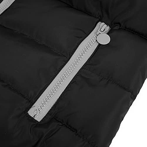 YOUTHUP West Damen Steppweste mit Kapuze Leicht Winterweste Freizeit Outdoor Ärmellos Jacke Gilet Bo