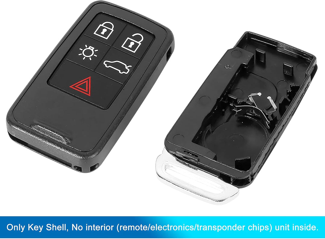 X AUTOHAUX Auto Schlüsselhülle Etui Schutzhülle Gehäuse für schlüssellose Fernbedienung für Schlüsse
