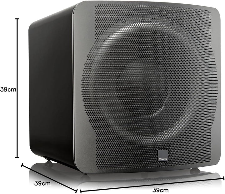 SVS SB-3000 versiegelter Subwoofer (Piano Gloss Black) Einzeln Schwarz, Einzeln Schwarz