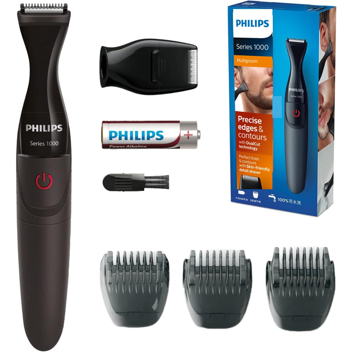 Philips Multigroom Series 1000 Besonders präziser Bartstyler (Modell MG1100/16), Series 1000