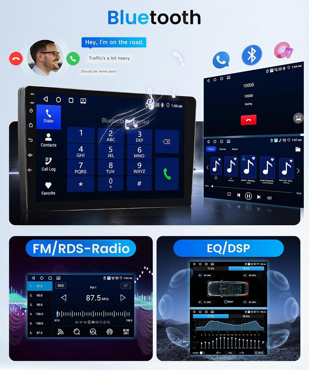 Rimoody 4+64G Wireless Carplay Android Autoradio für VW Golf 7 Golf VII 2013-2017 10 Zoll HD Autorad