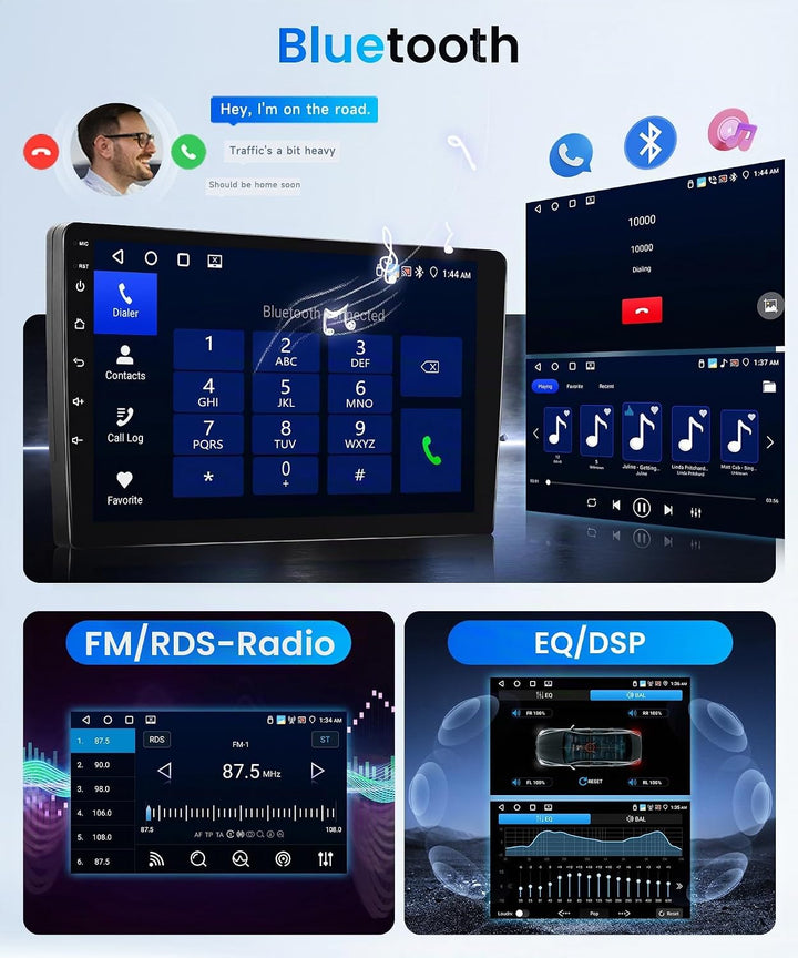 Rimoody 4+64G Wireless Carplay Android Autoradio für VW Golf 7 Golf VII 2013-2017 10 Zoll HD Autorad
