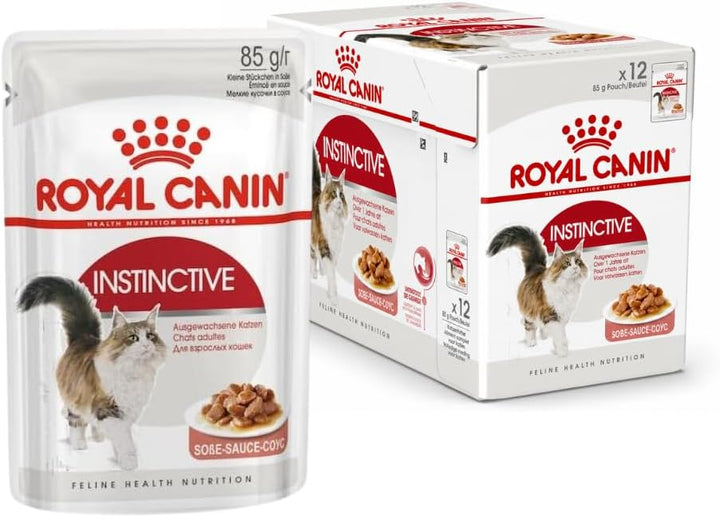 Royal Canin Instinctive Gravy | Doppelpack | 2 x 12 x 85 g | Nassfutter für ausgewachsene Katzen | K