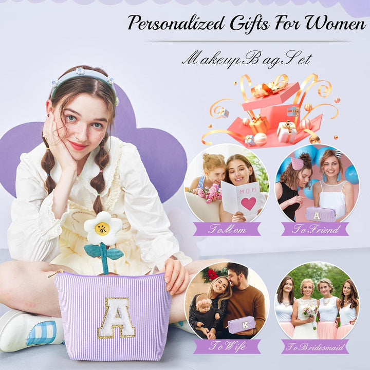 Parima Geburtstagsgeschenk für Mädchen - Einschulung Geschenk Kosmetiktasche Set Personalisierte Kos