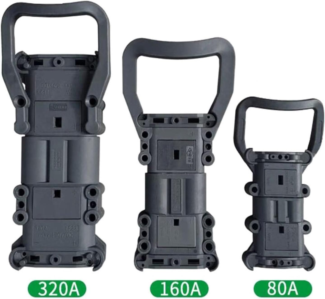 Gabelstapler-Stecker männlich und weiblich 80A/160A/320A 150V/DC IP23 Hochstrom-Batterieladestecker,