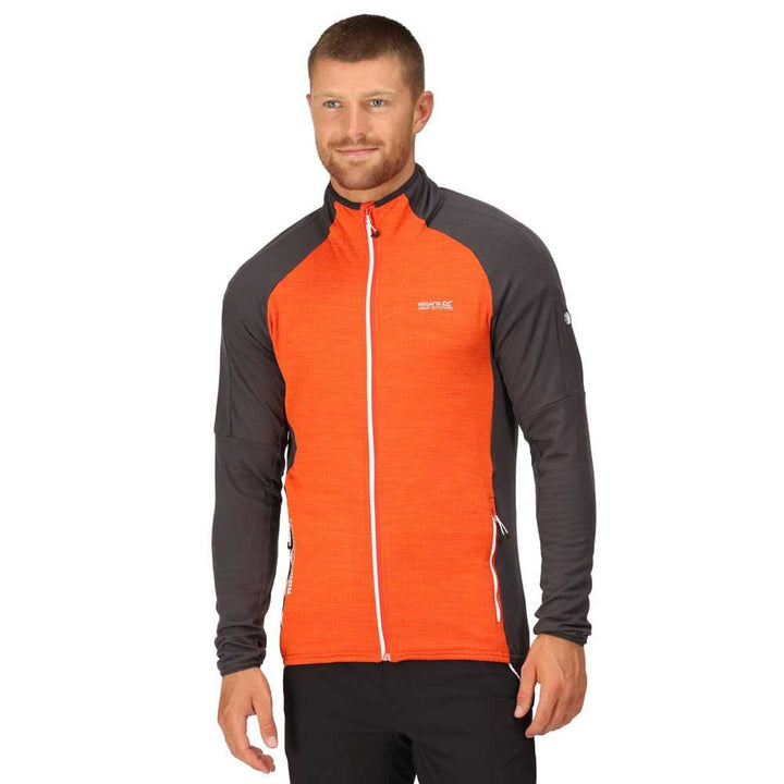 Regatta Hepley Fleecejacke für Herren leicht und dünn XXL Orange, XXL Orange