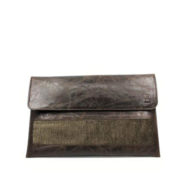 Julké Notebook Sleeve Laptop Tasche aus Rindsleder in Braun - 13 Zoll