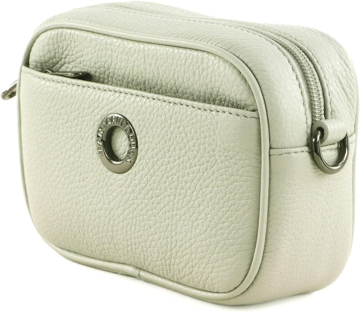 Mandarina Duck Damen Mellow Leather Umhängetasche Pearl, Pearl